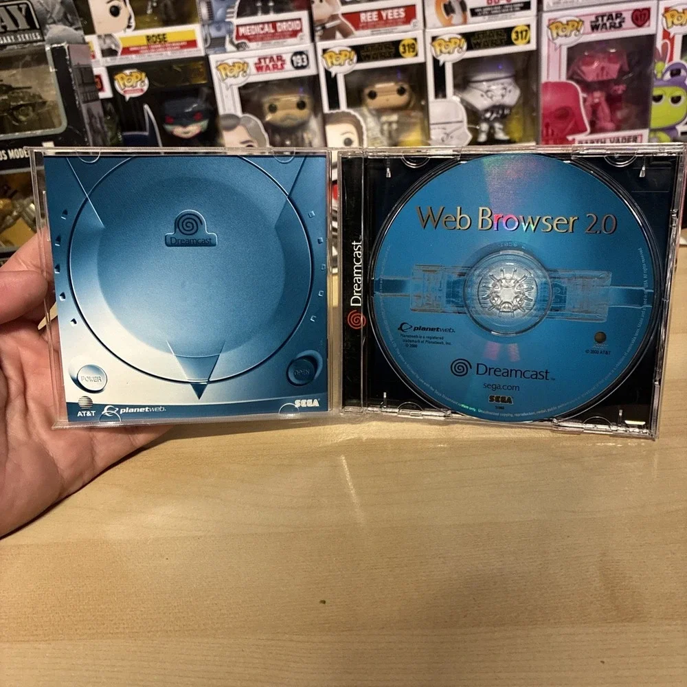 Sega Dreamcast Web Browser 2.0 - Includes Full Version of Sega Swirl Game Tested